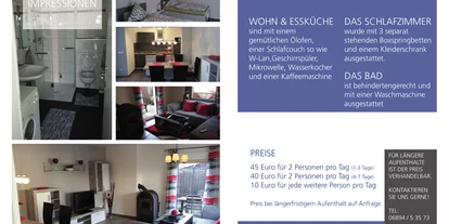 Monteurwohnung - Küche: eigene Küche - Zweibrücken - Haus Altenhof