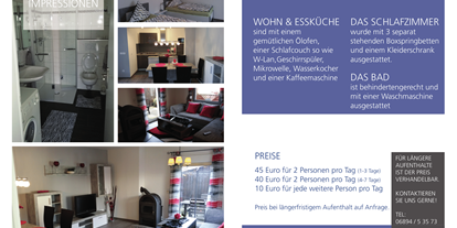 Monteurwohnung - Küche: eigene Küche - PLZ 66131 (Deutschland) - Haus Altenhof