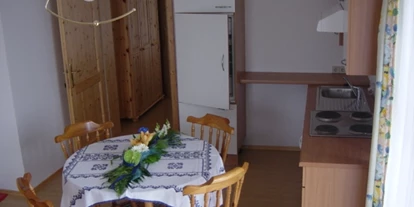 Monteurwohnung - Kühlschrank - Obergreutschach - Voll-ausgestattete Küche Wohnung Edelweiß! - Wohnungen Rauchbauer