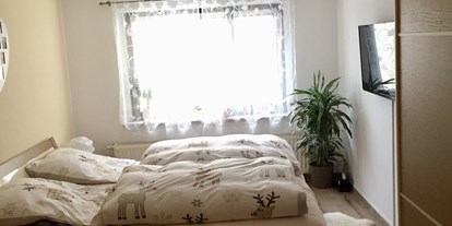 Monteurwohnung - Zimmertyp: Doppelzimmer - Müglitztal - Schlafzimmer - Ruhige Lage, mitten im Grünen
