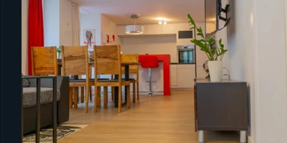 Monteurwohnung - Art der Unterkunft: Apartment - Obergröningen - Wohnzimmer und Küche - OSTERTAG Michael