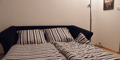 Monteurwohnung - Zimmertyp: Einzelzimmer - PLZ 42109 (Deutschland) - Ausgeklapptes Schlafsofa 1,60x2,00 m - Monteurwohnung Wieneke