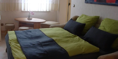 Monteurwohnung - Zimmertyp: Mehrbettzimmer - Lüdersdorf (Landkreis Teltow-Fläming) - Sofa mit Bettfunktion für 2 Personen - fewo-monteur