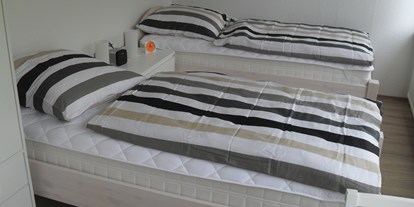 Monteurwohnung - Zimmertyp: Doppelzimmer - Öllingen - Einzelbetten der Monteurwohnung - Monteurwohnung Ulm