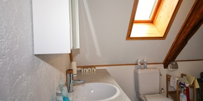 Monteurwohnung - Kaffeemaschine - Überlingen - Voll ausgestattetes Badezimmer - Rustikales Zimmer