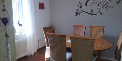Monteurwohnung - Zimmertyp: Einzelzimmer - Gudendorf - Esszimmer - "Haus Steffi"