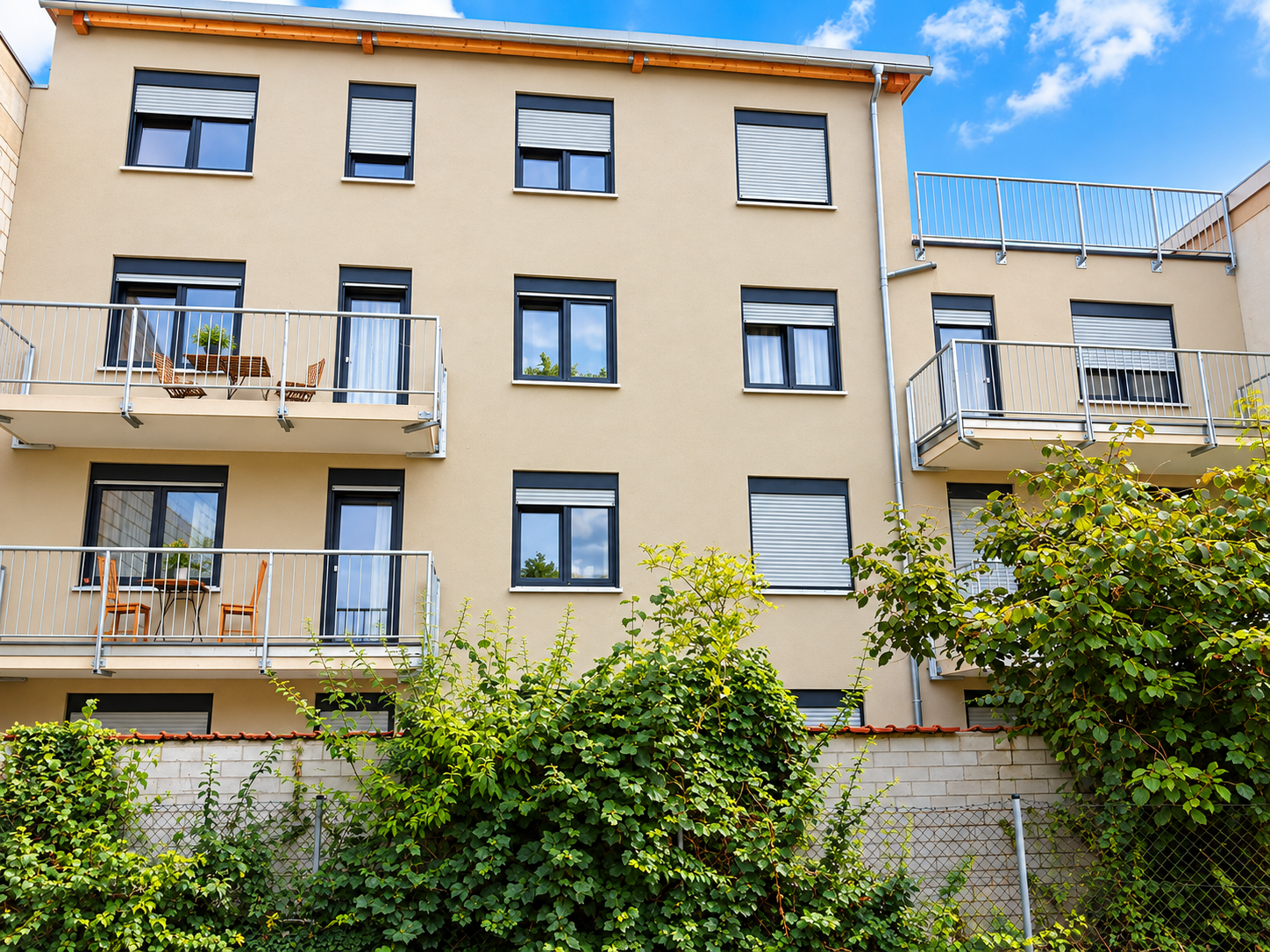 Monteurzimmer - Hausansicht 
 - Monteurzimmer Lampertheim
