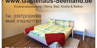 Monteurwohnung - PLZ 01993 (Deutschland) - Gästehaus-Seenland