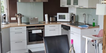 Monteurwohnung - Zimmertyp: Doppelzimmer - Münsterland - Küche - Ferienhaus Kalkar Nähe Kleve Bedburg-Hau Rees Emmerich Goch