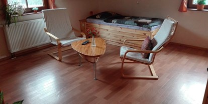 Monteurwohnung - Badezimmer: eigenes Bad - PLZ 15562 (Deutschland) - Bett in Zimmer 2 - Pension Feldblick