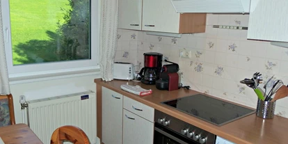 Monteurwohnung - Kühlschrank - PLZ 8900 (Österreich) - Küche mit Fernsicht Whg 2 mit 56m2 im Obergeschoss - Ferienwohnung Mountain View 1