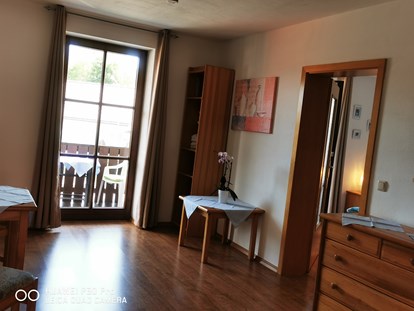 Monteurwohnung - Zimmertyp: Einzelzimmer - Böbrach - Balkon- Wohnzimmer - Aparthotel Zwiesel - Bayerischer Wald - Weber Nada
