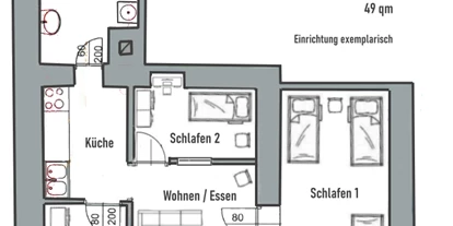 Monteurwohnung - Zimmertyp: Einzelzimmer - Olbersdorf (Hohenwarth-Mühlbach a.M.) - Apartments KREMSTAL / Wachau