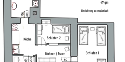 Monteurwohnung - Bettwäsche: Bettwäsche inklusive - Palt - Apartments KREMSTAL / Wachau