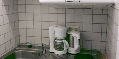 Monteurwohnung - Küche: eigene Küche - PLZ 27809 (Deutschland) - Kochnischen in den 1-Zimmer-Apartments - Haus Wiesenkieker - Monteurzimmer in Werftnähe