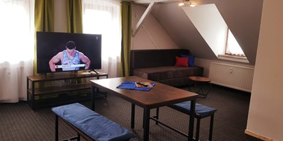 Monteurwohnung - Art der Unterkunft: Ferienwohnung - Deutschland - Wohnzimmer - Blue Home nähe Zwickau