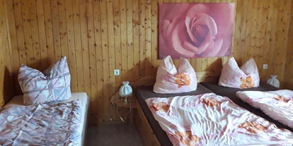 Monteurwohnung - Zimmertyp: Doppelzimmer - Flessau - Schlafzimmer - Ferienhaus Alter Melkstall 