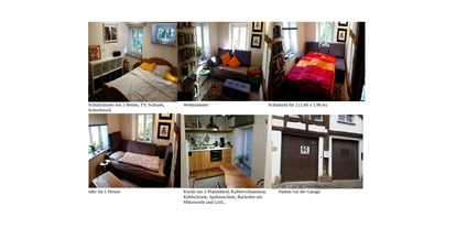 Monteurwohnung - Zimmertyp: Doppelzimmer - PLZ 72145 (Deutschland) - Kleine, gemütliche Ferienwohnung mit separatem Eingang