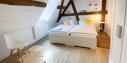 Monteurwohnung - Bettwäsche: Bettwäsche inklusive - Tauscha - Doppelzimmer 1 - Pension Via Regia Königsbrück