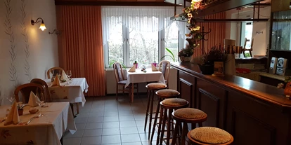 Monteurwohnung - Frühstück - Cavertitz - Bar, Restaurant/Frühstücksraum - Pension Wendland