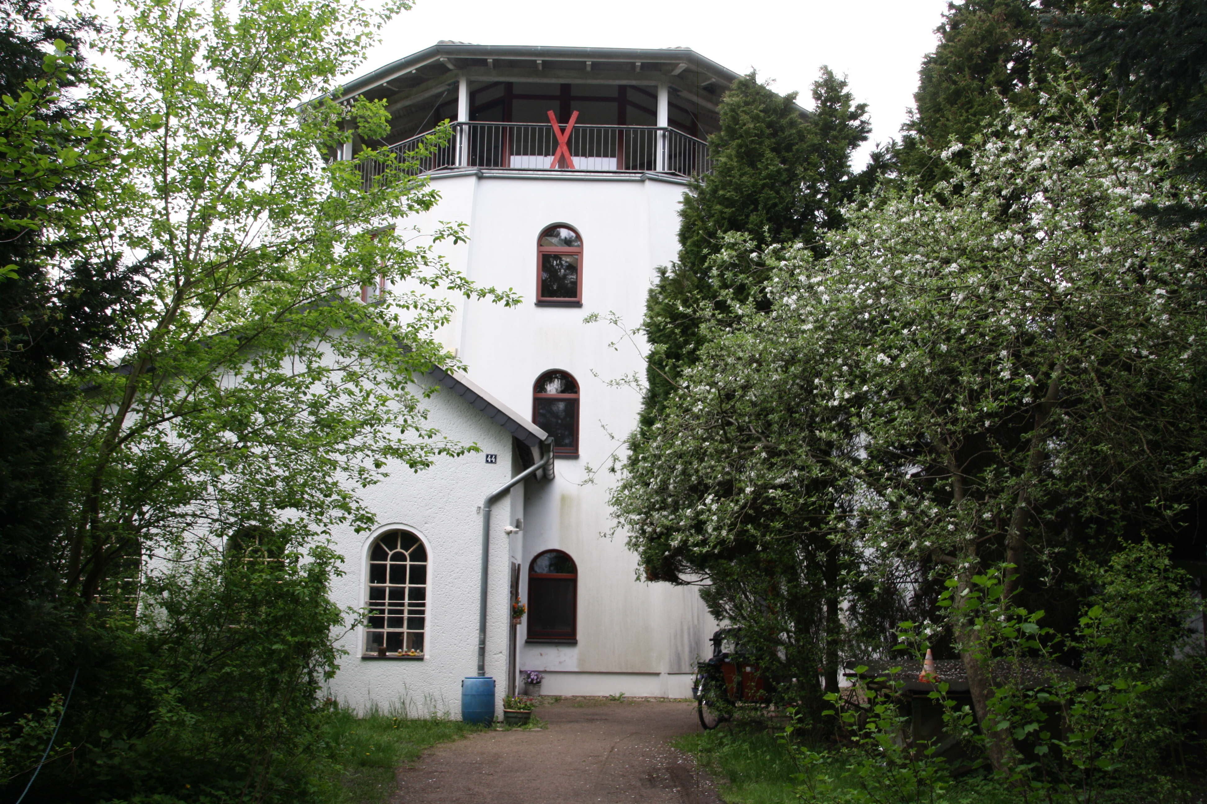 Monteurwohnung: Außenansicht der Monteurwohnung Otterstedter Mühle in Ottersberg im Landkreis Verden. - Otterstedter Mühle