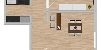 Monteurwohnung - Zimmertyp: Mehrbettzimmer - Schwarzach bei Nabburg - Grundriss - Monteurwohnung / Übergangswohnung (WA120)