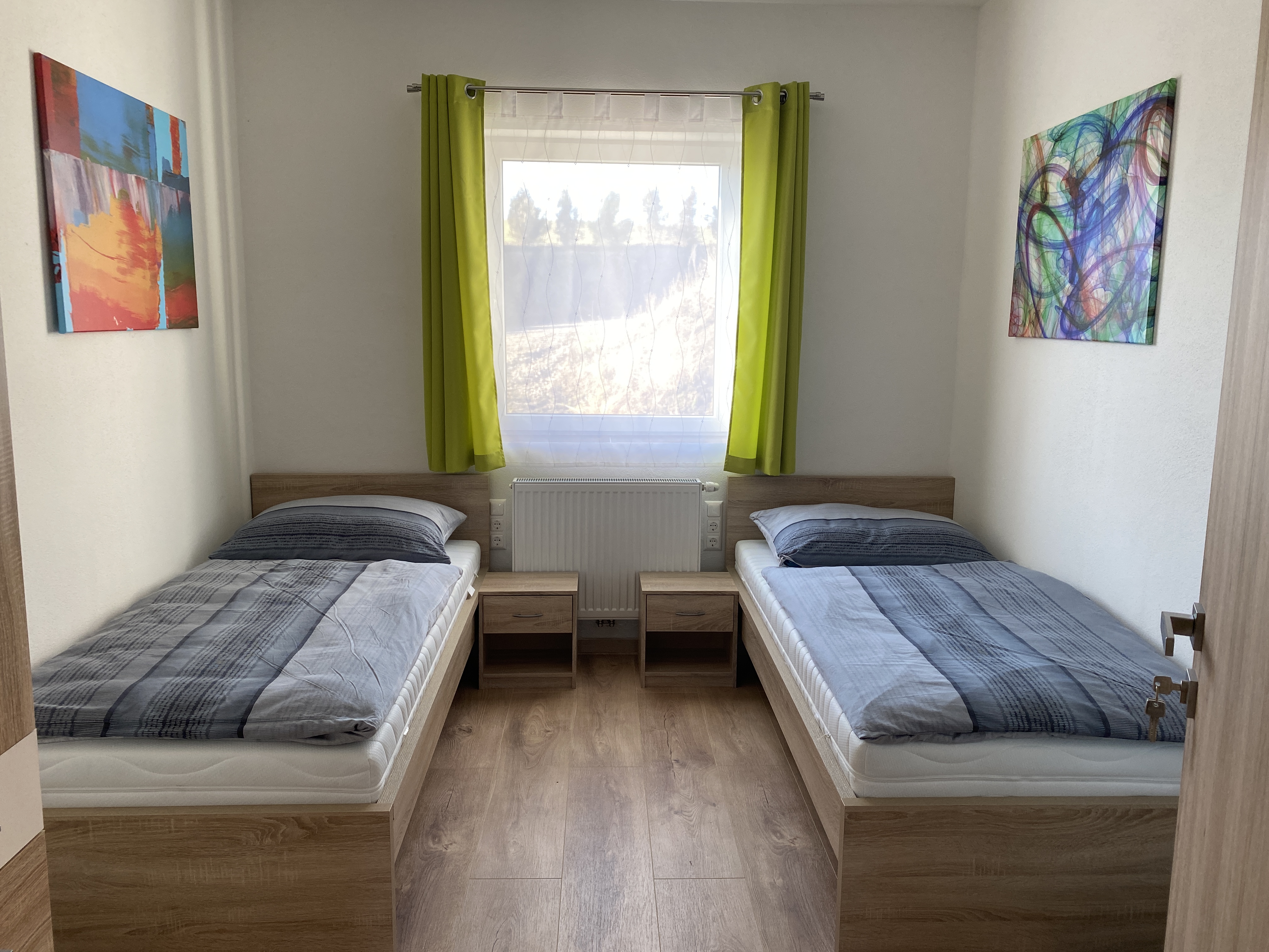 Monteurzimmer - Doppelzimmer mit Einzelbetten im Monteurzimmer in Neulengbach - Monteurzimmer-Buchen.at  in Neulengbach