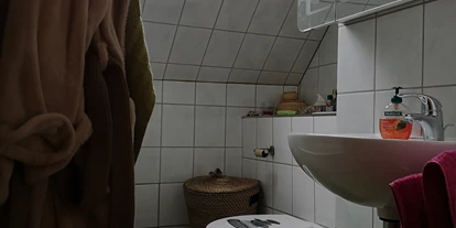 Monteurwohnung - Kühlschrank - PLZ 33758 (Deutschland) - Badezimmer  - Blick ins Grüne 