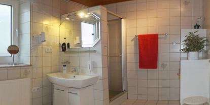 Monteurwohnung - Badezimmer: eigenes Bad - PLZ 32683 (Deutschland) - Tageslichtbad - Ferienwohnung "Alte Leibzucht" in Emmerthal