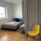 Monteurzimmer - Schlafbereich in der Monteurunterkunft in Klagenfurt-Viktring - Zimmer/Apartments für Monteure 9020 Klagenfurt