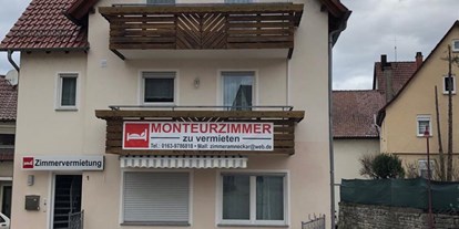Monteurwohnung - Kühlschrank - Neckarbischofsheim - Zimmer am Neckar