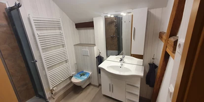 Monteurwohnung - Badezimmer: eigenes Bad - Dürrröhrsdorf-Dittersbach - Monteurwohnung komplett ausgestattet für bis zu 4 Arbeiter 