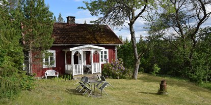 Monteurwohnung - Küche: eigene Küche - Schweden - Landhaus am See VIMMERBY - Vetlanda, Südschweden, Panoramablick, Alleinlage, Boot, Motor, Fahrräder, Top-Komfort