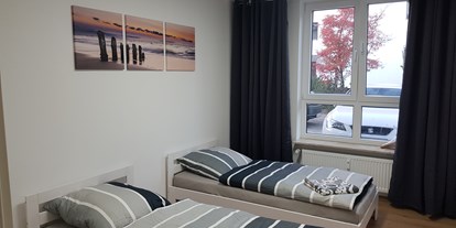 Monteurwohnung - Bettwäsche: Bettwäsche inklusive - PLZ 74246 (Deutschland) - Einzelbetten für jeden Gast - My-Skypalace