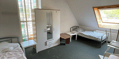 Monteurwohnung - Küche: Küchenmitbenutzung - Emsland, Mittelweser ... - Schlafzimmer mit Einzelbetten - Monteurzimmer