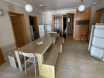 Monteurwohnung - Küche: Küchenmitbenutzung - Uthlede - Esstisch - Monteurzimmer