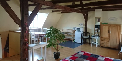 Monteurwohnung - Küche: eigene Küche - Thümmlitzwalde - DG-Studio: 3 - 4 Personen, 40 qm - Pension f5