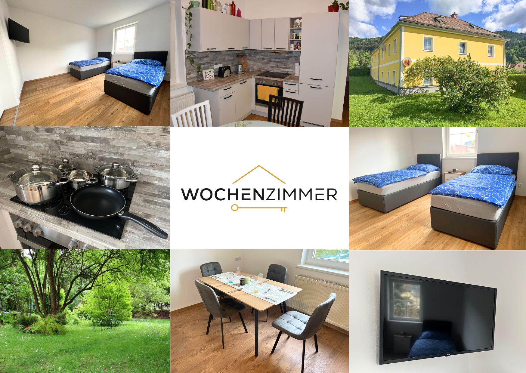 Monteurzimmer - Übersicht Wochenzimmer - Wochenzimmer - Premium Apartments für Monteure und Projektteams
