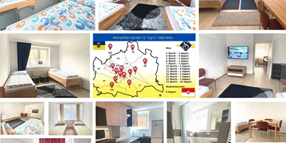 Monteurwohnung - Zimmertyp: Doppelzimmer - Wien-Stadt Meidling - Senator Flat MAHÜ