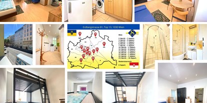 Monteurwohnung - Zimmertyp: Doppelzimmer - PLZ 1100 (Österreich) - Senator Flat Erdberg