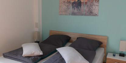 Monteurwohnung - Badezimmer: eigenes Bad - Lüneburger Heide - Schlafzimmer 2 EG - Ferienwohnung Vor der Rodau