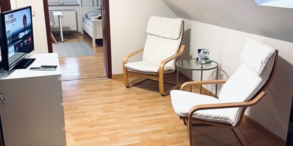 Monteurwohnung - Zimmertyp: Einzelzimmer - PLZ 30455 (Deutschland) - Lounge - Dachnest City Apartment
