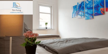 Monteurwohnung - PLZ 18445 (Deutschland) - Beispielbild Schlafzimmer - flex living - Monteurwohnungen in Stralsund (DEU|EN|PL|HU)