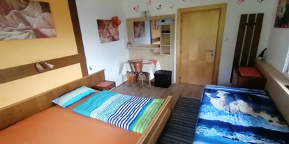 Monteurwohnung - Küche: eigene Küche - Zieglstadl - Zimmer mit Balkonzugang, TV, Internet, ect - Schrofelerhof 