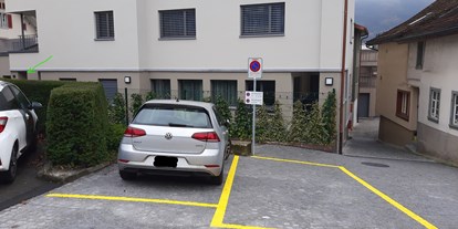 Monteurwohnung - Parkplatz: kostenpflichtige Parkplätze in der Straße - Apartment No 7 Mythenblick Schwyz 10 Min to Stoos