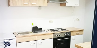 Monteurwohnung - Badezimmer: eigenes Bad - Isselburg - Küche, HomeRent Unterkunft in Emmerich - HomeRent in Emmerich und Isselburg 