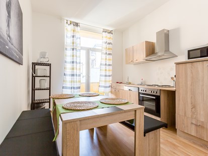 Monteurwohnung - Zimmertyp: Doppelzimmer - PLZ 47807 (Deutschland) - Küche, HomeRent Unterkunft in Düsseldorf - HomeRent in Düsseldorf
