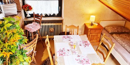 Monteurwohnung - Zimmertyp: Mehrbettzimmer - Rügland - Essbereich, HomeRent Unterkunft in Langenloh - HomeRent in Langenloh