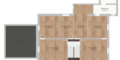 Monteurwohnung - Zimmertyp: Mehrbettzimmer - Abstatt - Ganzes Apartmenthaus zur langfristigen Vermietung