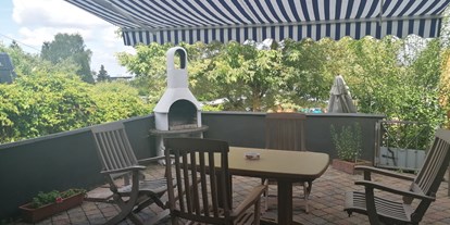 Monteurwohnung - Schopp - Terrasse mit Grill  - Ferienwohnung Mau 